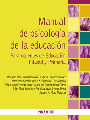 cover image of Manual de Psicología de la Educación